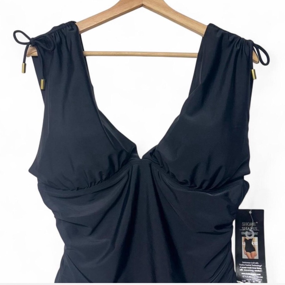Shore Shapes Swimwear V-Neckline one piece swimsuit - Picture 3 of 8